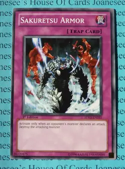 Sakuretsu Armor 5DS3-EN035 Yu-Gi-Oh Card 1st Edition New - Image 1