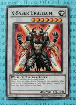 X-Saber Urbellum 5DS3-EN040 Yu-Gi-Oh Card 1st Edition New - Image 1