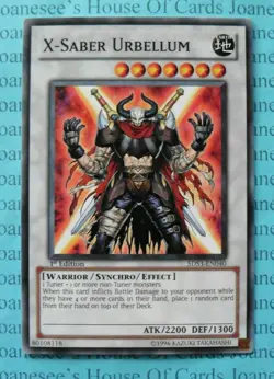 X-Saber Urbellum 5DS3-EN040 Yu-Gi-Oh Card 1st Edition New - Image 3
