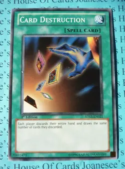 Card Destruction 5DS3-EN021 Yu-Gi-Oh Card 1st Edition New - Image 1