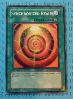 Synchronized Realm 5DS1-EN022 Yu-Gi-Oh Card 1st Edition New - Image 1