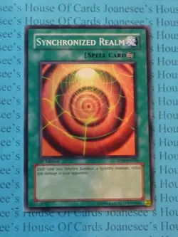 Synchronized Realm 5DS1-EN022 Yu-Gi-Oh Card 1st Edition New - Image 3