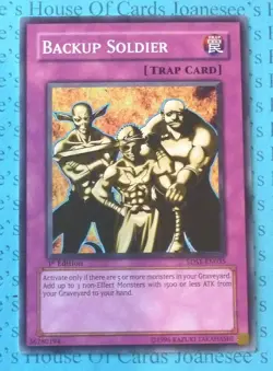 Backup Soldier 5DS1-EN035 Yu-Gi-Oh Card 1st Edition New - Image 1
