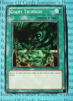 Giant Trunade 5DS3-EN020 Yu-Gi-Oh Card 1st Edition New - Image 3
