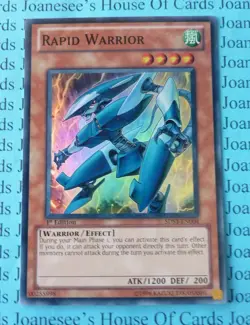 Rapid Warrior 5DS3-EN004 Super Rare Yu-Gi-Oh Card 1st Edition New NM - Image 1