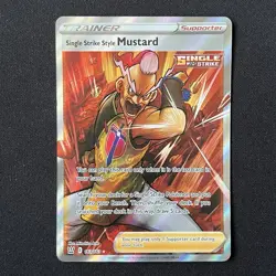 Single Strike Style Mustard 163/163 Battle Styles Pokemon Card - Image 2