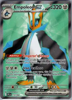 Empoleon ex 114/094 ME02: Phantasmal Flames - Pokemon Card - NM - Image 1