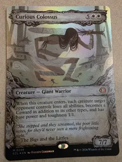 Curious Colossus - Foil (Showcase) Lorwyn Eclipsed - Mtg - Image 1