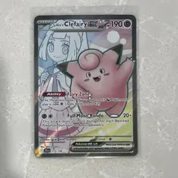 Pokemon TCG Lillie’s Clefairy ex Journey Together 173/159 NM - Image 1