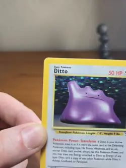 Pokemon TCG Ditto Fossil 3/62 Holo Unlimited Holo Rare - Image 2