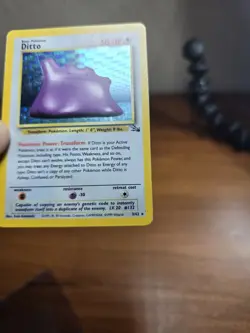 Pokemon TCG Ditto Fossil 3/62 Holo Unlimited Holo Rare - Image 5