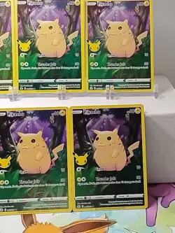 Pokemon Bulk Lot 10 Pikachu Celebrations 005/025 (MOSTLY NEAR MINT) (LIGHT PLAY) - Image 4