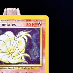 Ninetales Holo WOTC Pokemon Card 12/102 Base Set Rare, Vintage 1999 - Image 3