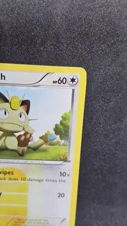 Pokemon TCG Meowth Holo Secret Rare Noble Victories Card 102/101 NM/EXC - Image 3