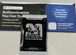 UNIVERSUS TCG Burning Godzilla LIMITED UNOPENED SEALED PROMO CARD - Image 1