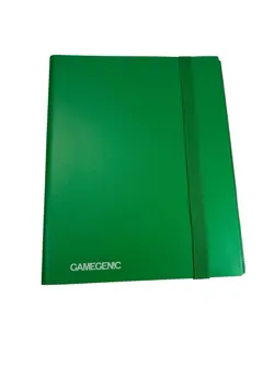 GAMEGENIC CASUAL ALBUM 18-POCKET BINDER PORTFOLIO GREEN HOLDS 360 CARDS NEW - Image 1