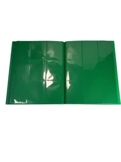 GAMEGENIC CASUAL ALBUM 18-POCKET BINDER PORTFOLIO GREEN HOLDS 360 CARDS NEW - Image 3