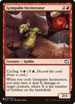 Gempalm Incinerator x1 1x Mystery Booster 2 NM MTG - Image 1