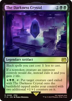The Darkness Crystal FOIL - 0096 - Rare - Final Fantasy FIN MTG - Image 1