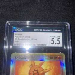 Pokemon TCG Solrock 13/100 Holo Rare Vintage EX Sandstorm - Image 3
