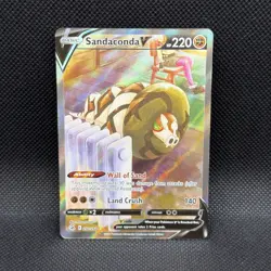 Sandaconda V (Alternate Full Art) 252/264 Pokemon Swsh08: Fusion Strike Holo - Image 1
