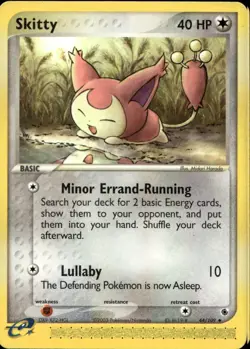 Skitty 64/109 Uncommon EX Ruby and Sapphire Pokemon - Image 1