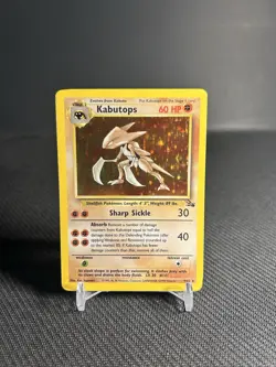 Pokemon TCG Kabutops 9/62 Fossil Holo MP - Image 1