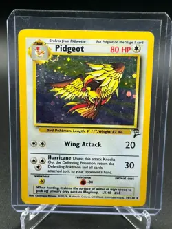 Pokemon TCG Base Set 2 14/130 Holo Rare Pidgeot Vintage LP - Image 1