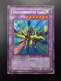 YUGIOH 2003 | GAIA THE DRAGON CHAMPION | LOB-G102 (LOB-125) | GERMAN | NM - MINT - Image 1