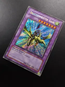 YUGIOH 2003 | GAIA THE DRAGON CHAMPION | LOB-G102 (LOB-125) | GERMAN | NM - MINT - Image 3
