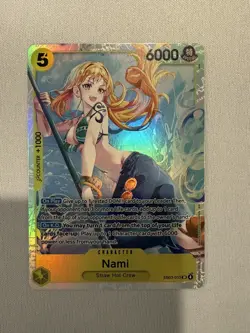 One Piece TCG Nami 053 EB03-053 Extra Booster Heroines Edition SR English NM - Image 1