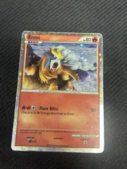 Entei HGSS20 Promo HeartGold SoulSilver Pokemon Card Holo Foil Rare PL - Image 1