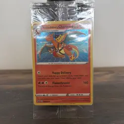 Special Delivery Charizard Pokemon Center Promo Card Holo (SWSH075) - SEALED - Image 1
