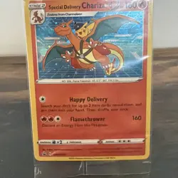 Special Delivery Charizard Pokemon Center Promo Card Holo (SWSH075) - SEALED - Image 3