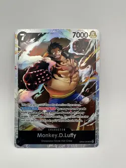 Monkey.D.Luffy Foil OP04-090 One Piece Card Game English NM+ - Image 1
