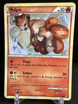 Vulpix 75/95 Non Holo Call of Legends Pokemon Card 2011 - Image 1