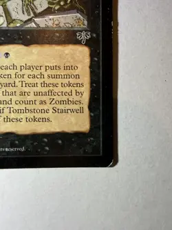 Magic the Gathering MTG Tombstone Stairwell Black Mirage Excellent Condition - Image 5
