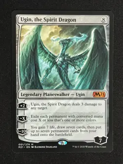 1x MTG Ugin, the Spirit Dragon - Core Set 2021 (M21) #1 - Magic the Gathering - Image 1