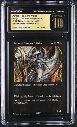 ATRAXA, PRAETORS' VOICE Gilded Foil Secret Lair Mythic CGC Pristine 10 MTG - Image 1