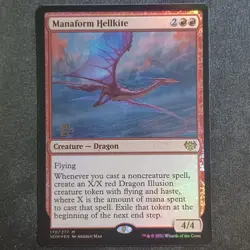 Manaform Hellkite - Foil Prerelease Promo - Innistrad: Crimson Vow (Magic/MTG) - Image 1