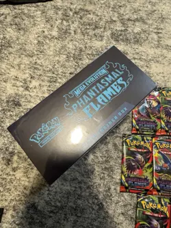 Pokemon TCG Phantasmal Flames Elite Trainer Box PLUS 2x Booster Pack Art Bundle - Image 5