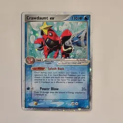 Crawdaunt EX 99/110 Pokemon Holon Phantoms 2006 MP - Image 1
