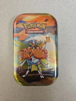 Espathra & Ampharos┃Vibrant Paldea Mini Tin┃Pokemon┃ENG Brand New And Sealed - Image 1
