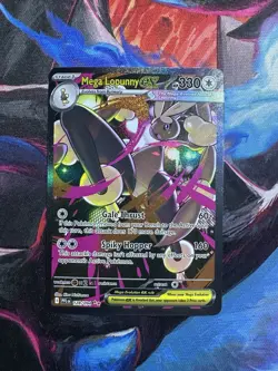 2025 Pokemon Phantasmal Flames Mega Lopunny ex Special Illustration Rare 128/094 - Image 1