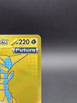 Pokemon TCG Prismatic Evolutions IRON LEAVES Ex 176/131 Hyper Rare Gold! - Image 3