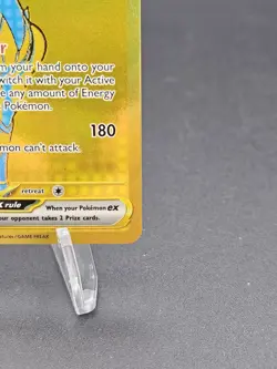Pokemon TCG Prismatic Evolutions IRON LEAVES Ex 176/131 Hyper Rare Gold! - Image 4