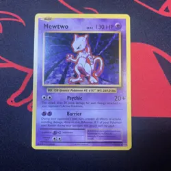 Pokemon TCG Mewtwo 51/108 Rare Non Holo XY Evolutions NM - Image 1