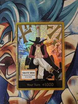 One Piece OP14 Lot - Nami Alt Art & Hawk-Eye Mihawk Gold DON!! +1000 - Image 5