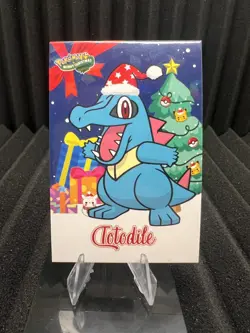 Totodile - Cracked Ice Holo - Christmas Card Database - Pokemon NM - Image 1