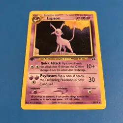 Pokemon Card - Espeon Neo Discovery 20/75 Rare 1st Edition - Image 2